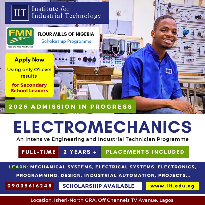IIT Electromechanics flier